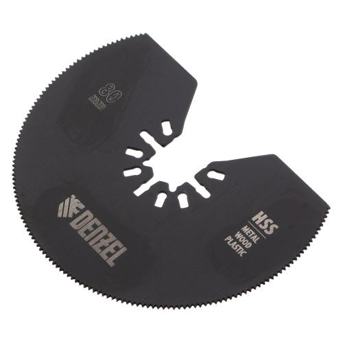 Насадка для МФИ отрезная полукруг, HSS, по металлу и дереву, 80 мм х 1,2 мм, мелкий зуб Denzel купить в Москве с доставкой по всей России | ProtosMarket.ru