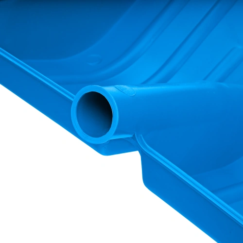 Лопата для уборки снега пластиковая, синяя, 420 х 425 мм, без черенка, Сибртех купить в Москве с доставкой по всей России | ProtosMarket.ru