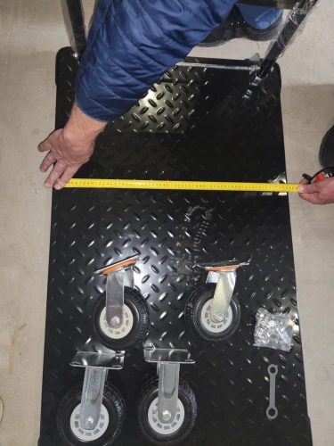 Тележка платформенная 950 кг TOR PH950 (1100х650) со складной ручкой (резиновые колеса 150 мм) купить в Москве с доставкой по всей России | ProtosMarket.ru