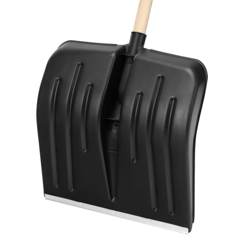 Лопата для уборки снега пластиковая, 420 х 425 х 1550 мм, деревянный черенок, Россия, Сибртех купить в Москве с доставкой по всей России | ProtosMarket.ru