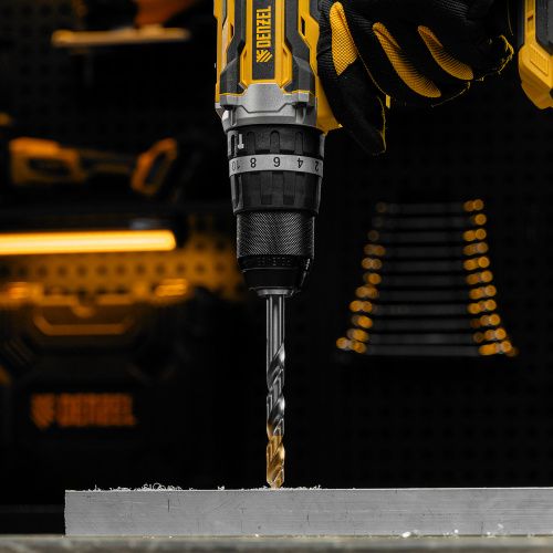 Сверло спиральное по металлу 10 x 133 мм, Р6М5, Golden Tip  Denzel купить в Москве с доставкой по всей России | ProtosMarket.ru