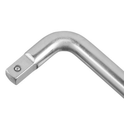 Вороток Г-образный, 200*50 мм, квадрат 3/8", CrV, матовый хром Denzel купить в Москве с доставкой по всей России | ProtosMarket.ru