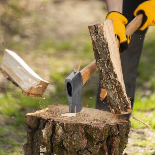 Топор кованый, 1360 г, американский тип, буковая рукоятка, 700мм, EFP Denzel купить в Москве с доставкой по всей России | ProtosMarket.ru