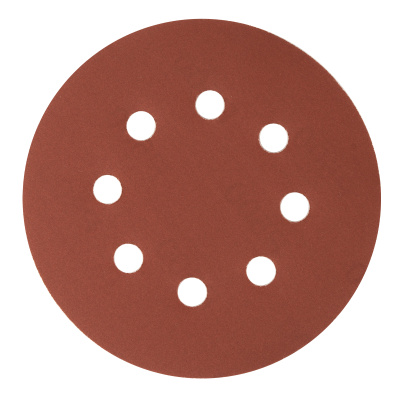 Круг абразивный на ворсовой подложке под "липучку", перфорированный, P 500, 125 мм, 5 шт Сибртех купить в Москве с доставкой по всей России | ProtosMarket.ru