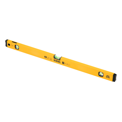 Уровень алюминиевый, магнит, фрезерованный, 3 глазка (1 зеркал.) 0,5 мм/м, 800 мм Denzel купить в Москве с доставкой по всей России | ProtosMarket.ru