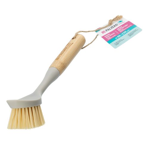 Щетка для посуды круглая d 60х230 мм, бамбуковая рукоятка, Home Palisad купить в Москве с доставкой по всей России | ProtosMarket.ru