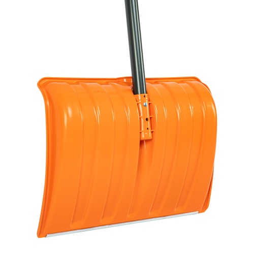 Лопата для уборки снега пластиковая, 490х370х1350 мм, стальной черенок, усиленная// Сибртех купить в Москве с доставкой по всей России | ProtosMarket.ru