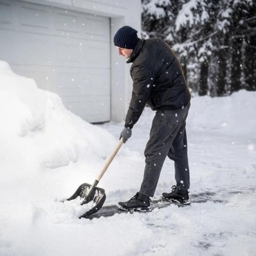 Лопата для уборки снега пластиковая, 360 х 405 мм, без черенка, Сибртех купить в Москве с доставкой по всей России | ProtosMarket.ru