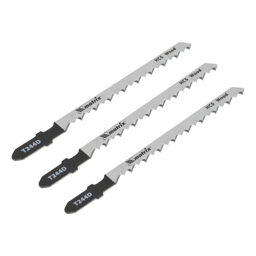 Полотна для электролобзика по дереву, 3 шт, T244D, 75 x 4 мм, HCS Matrix Professional купить в Москве с доставкой по всей России | ProtosMarket.ru