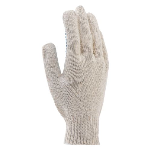 Перчатки х/б, ПВХ покрытие, "Точка", 7 класс Сибртех купить в Москве с доставкой по всей России | ProtosMarket.ru