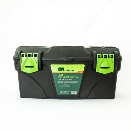 Ящик для инструмента, 410 х 215 х 197 мм, 16", пластик Сибртех купить в Москве с доставкой по всей России | ProtosMarket.ru