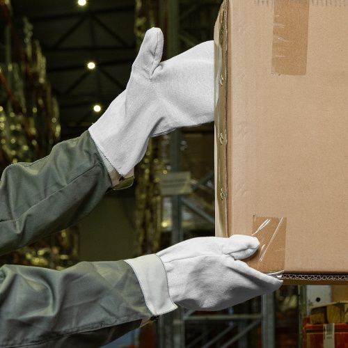 Рукавицы х/б двунитка, наладон двунитка, 1 размер Сибртех купить в Москве с доставкой по всей России | ProtosMarket.ru