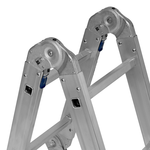 Лестница шарнирная алюминиевая, 4 х 2 ступени, Сибртех купить в Москве с доставкой по всей России | ProtosMarket.ru