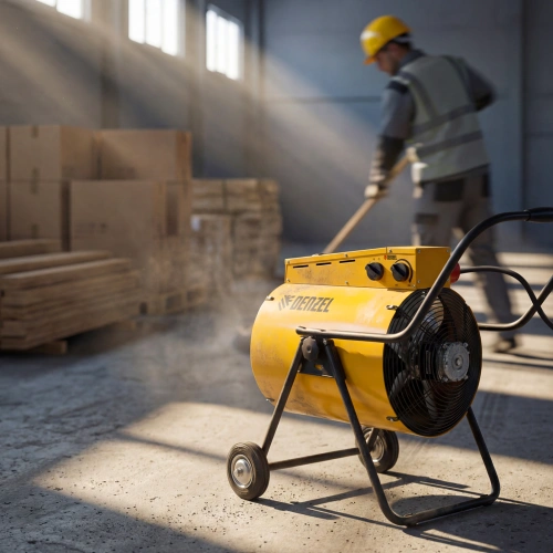 Тепловая пушка SFH-15000, 400 В, 1600 м3/ч, вентилятор 3 режима, 9000/15000 Вт Denzel купить в Москве с доставкой по всей России | ProtosMarket.ru