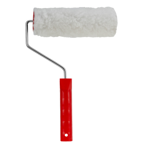 Валик "Искусственный мех", в сборе, 200 мм, D 48 мм, D ручки 6 мм, крепление шплинтом Сибртех купить в Москве с доставкой по всей России | ProtosMarket.ru