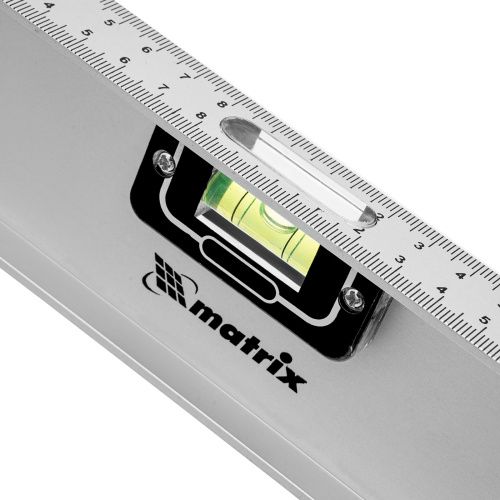 Уровень алюминиевый "Рельс", 600 мм, 3 глазка (1 поворотный) Matrix купить в Москве с доставкой по всей России | ProtosMarket.ru