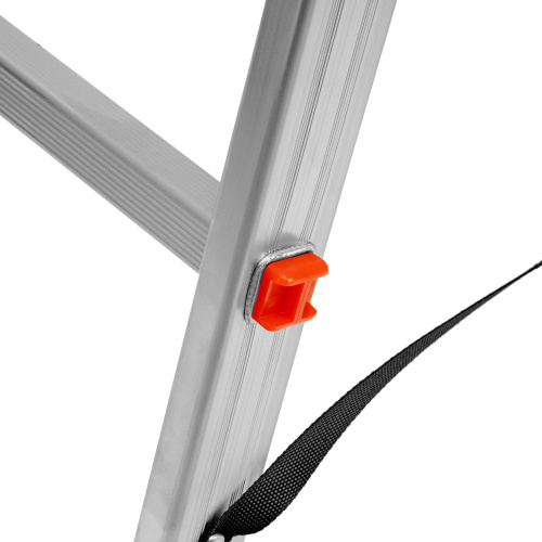 Лестница, 2 х 10 ступеней, алюминиевая, двухсекционная, Сибртех купить в Москве с доставкой по всей России | ProtosMarket.ru