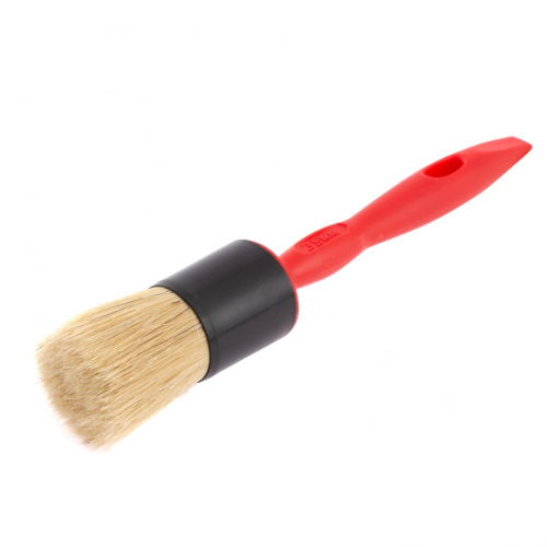 Кисть круглая №35, натуральная щетина, пластиковая ручка, Color line Matrix купить в Москве с доставкой по всей России | ProtosMarket.ru