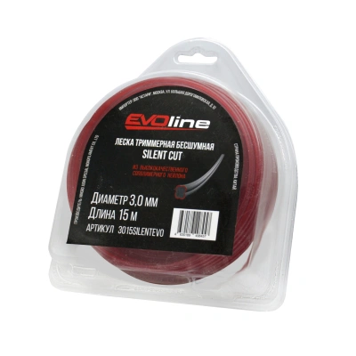 Леска (корд) триммерная EVOline SILENT CUT (3.0 мм, 15 метров)