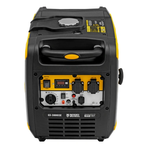 Генератор инверторный GS-3800iSE, 3,8 кВт, 230 В, закрытый корпус,электростартер Denzel купить в Москве с доставкой по всей России | ProtosMarket.ru