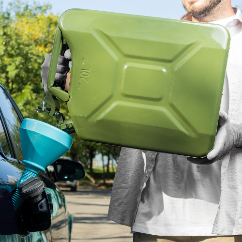 Канистра для ГСМ, металлическая, 20 литров Stels купить в Москве с доставкой по всей России | ProtosMarket.ru