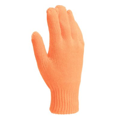 Перчатки трикотажные, акрил, двойные, оранжевый, двойная манжета Сибртех купить в Москве с доставкой по всей России | ProtosMarket.ru