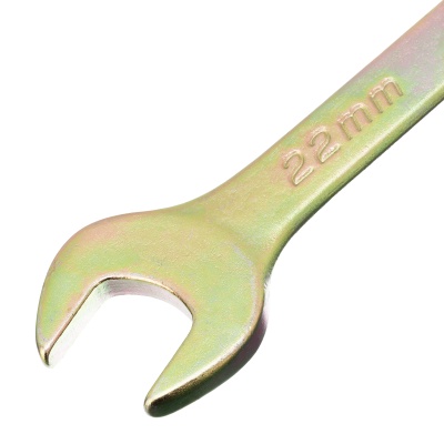 Ключ комбинированный, 22 мм, желтый цинк Сибртех купить в Москве с доставкой по всей России | ProtosMarket.ru