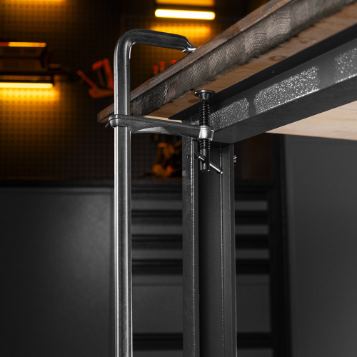 Струбцина F-образная, 120x400мм, кованая Denzel купить в Москве с доставкой по всей России | ProtosMarket.ru