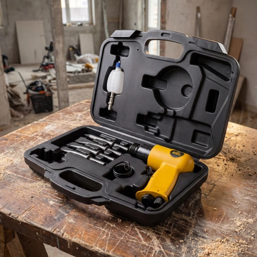 Пневматический молоток НР4500 + набор насадок, 113 л/мин, 4500 уд/мин Denzel по ценам производителя в Москве с доставкой по всей России