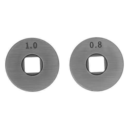 Подающий ролик, V профиль под стальную проволоку 0,8-1мм, посадка квадрат, 2 шт Denzel купить в Москве с доставкой по всей России | ProtosMarket.ru