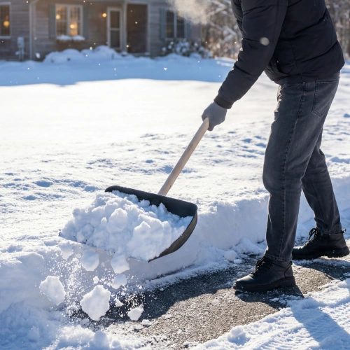 Лопата для уборки снега пластиковая, 450 х 430 мм, без черенка, Сибртех купить в Москве с доставкой по всей России | ProtosMarket.ru