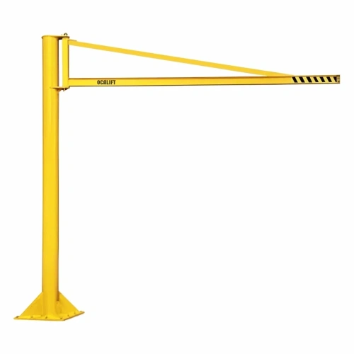 Кран консольный поворотный на колонне гп 500кг стрела 3м высота 3м, ручной, двутавровый профиль купить в Москве с доставкой по всей России | ProtosMarket.ru