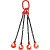 Строп цепной TOR 4СЦ г/п 26,5 т 2,0 м с самозакрывающимися крюками купить в Москве с доставкой по всей России | ProtosMarket.ru
