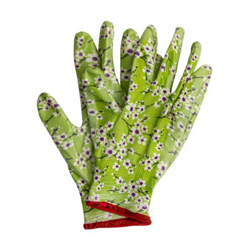 Перчатки садовые из полиэстера с нитрильным обливом, MIX цветов, M Palisad купить в Москве с доставкой по всей России | ProtosMarket.ru