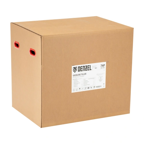 Мотоблок DPT-270X, 7 л.с, дисковое сцепление, ширина 90 см, глубина 35 см, фрез 3 х 4, ВОМ, передачи 2В/1Н Denzel по ценам производителя в Москве с доставкой по всей России