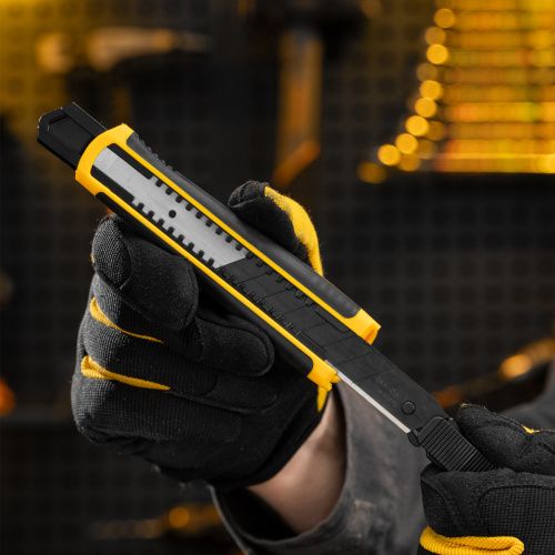 Лезвия, 18 мм, сталь SK4 - 0,5 мм, супер острые, 5 штук Denzel купить в Москве с доставкой по всей России | ProtosMarket.ru