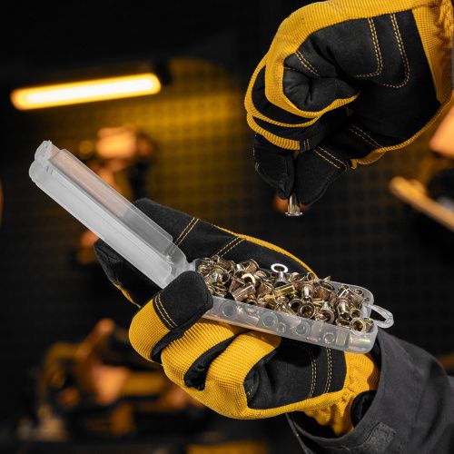 Заклепки резьбовые, стальные, оцинкованные, М5, пластиковый кейс, 100 шт. Denzel купить в Москве с доставкой по всей России | ProtosMarket.ru