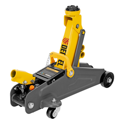 Домкрат гидравлический подкатной с фиксатором, 2 т, 130-330 мм Denzel купить в Москве с доставкой по всей России | ProtosMarket.ru