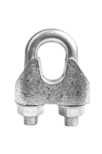 Зажим канатный TOR ф=22 мм DIN 741 (D) купить в Москве с доставкой по всей России | ProtosMarket.ru