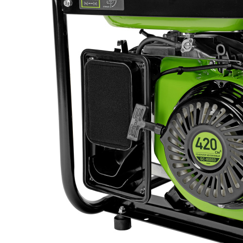 Генератор бензиновый БС-8000Э, 6,6 кВт, 230В, четырехтактный, 25 л, электростартер Сибртех купить в Москве с доставкой по всей России | ProtosMarket.ru