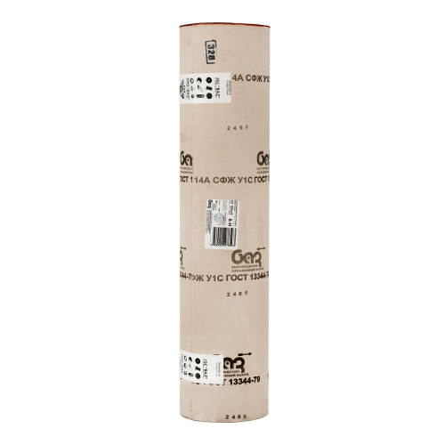 Шкурка на тканевой основе, зернистость № 6, 800 мм х 30 м, "БАЗ" купить в Москве с доставкой по всей России | ProtosMarket.ru