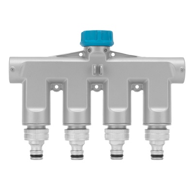 Разветвитель четырёхканальный, с внутренней резьбой 3/4", алюминий, LUXE Palisad купить в Москве с доставкой по всей России | ProtosMarket.ru