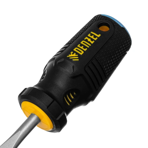 Отвертка, SL6x38 мм, S2, 3к рукоятка Denzel купить в Москве с доставкой по всей России | ProtosMarket.ru