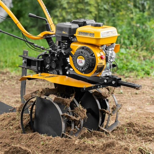 Мотоблок DPT-370S, 7 л.с., ремен.сцеп, фрез 3х4, ШОМ, передачи 3В/1Н Denzel по ценам производителя в Москве с доставкой по всей России