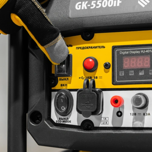 Генератор инверторный GK-5500iF, 5,5 кВт, 230 В, ручной старт DENZEL купить в Москве с доставкой по всей России | ProtosMarket.ru