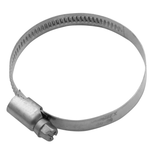 Хомуты нержавеющая сталь, Стандартное болтовое крепление 40-60 мм, 50 штук в упаковке, ширина 9 мм Сибртех купить в Москве с доставкой по всей России | ProtosMarket.ru