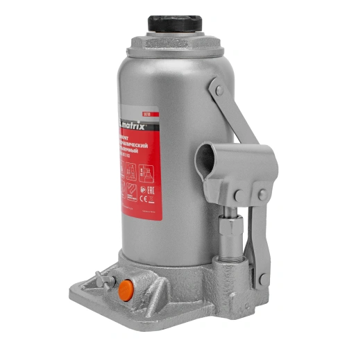 Домкрат гидравлический бутылочный, 16 т, h подъема 230-460 мм Matrix купить в Москве с доставкой по всей России | ProtosMarket.ru