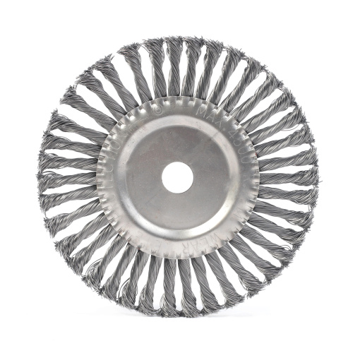 Щетка круглая витая (200х22.23 мм) купить в Москве с доставкой по всей России | ProtosMarket.ru