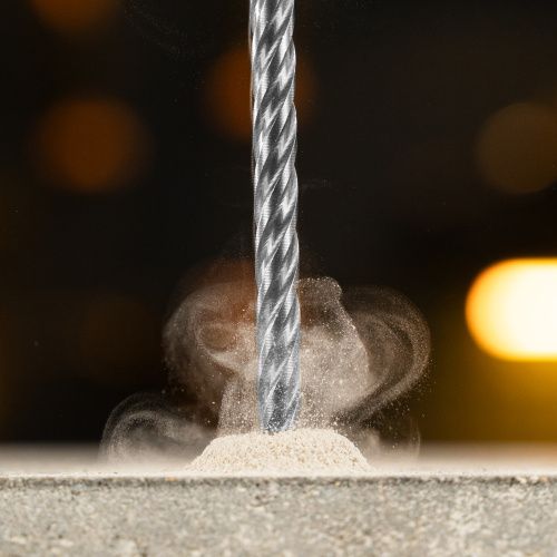 Бур по бетону, цельная крестовая пластина, 6x165 мм, SDS PLUS Denzel купить в Москве с доставкой по всей России | ProtosMarket.ru