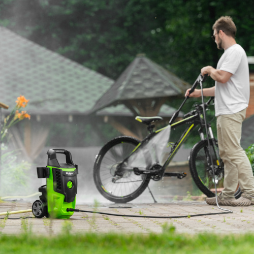 Моечная машина высокого давления АМ-1800, 1800 Вт, 140 бар, 350 л/ч, колесная Сибртех купить в Москве с доставкой по всей России | ProtosMarket.ru